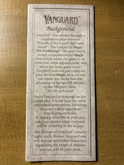 MTG ✨MARAXUS -OVERSIZED ✨Vanguard NM/M RARE Series #1 1997 UNPLAYED MTG Artwork - Image 5