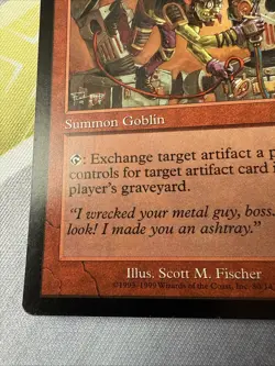 Goblin Welder #80/143 - Urza's Legacy Magic The Gathering - Vintage WOTC 1999 - Image 4