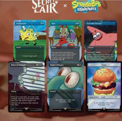MTG Secret Lair x SpongeBob SquarePants Internet Sensation Non Foil Sealed - Image 1