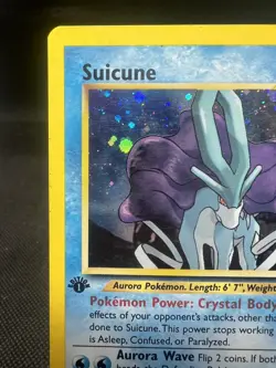 Suicune 1st Edition Holo | 14/64 Neo Revelation | Pokemon EXCELLENT/NM 💧 - Image 4