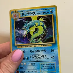 GYARADOS No. 130 Japanese Base Set Expansion Pack Holo Rare Pokemon TCG - Image 3