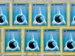 Pokemon Base Unlimited Water Energy Cards 1999 - Lot Of 27 - Image 3