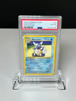 1999 Pokemon Base Set Wartortle 1st Edition 42/102 PSA 6 EX-MT Vintage - Image 1