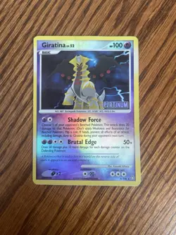 Pokemon Giratina 4/146 Legends Awakened Platinum Stamped Reverse Holo HP - Image 1