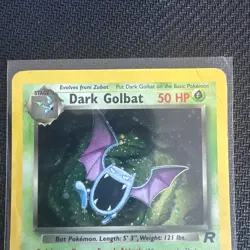Pokemon TCG Dark Golbat 7/82 Team Rocket WoTC Holo Rare - Image 2