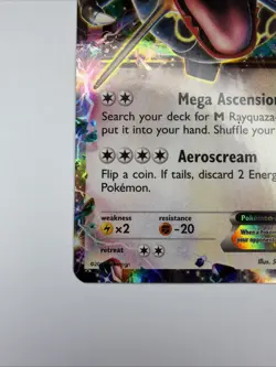 Damaged Rayquaza EX - XY69 - Shiny Rayquaza EX Box Promo - Holo Pokemon XY Promo - Image 4