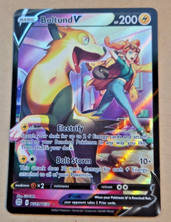2022 Pokemon Brilliant Stars TG13 Boltund V Full Art NM to Mint - Image 1