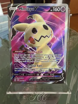 Pokemon TCG Mimikyu V Sword & Shield - Battle Styles 148/163 Holo Full Art - Image 1