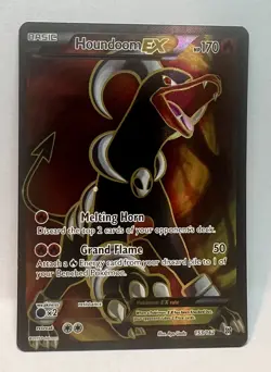 🔥🔥Pokemon Houndoom EX Full Art Card 153/162 TCG XY Breakthrough🔥🔥 - Image 1