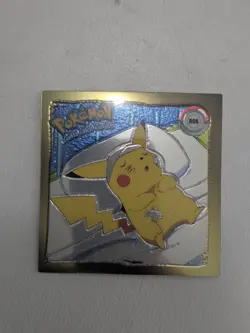 Pokemon - Pikachu R08 Gold Bordered Holo - Artbox Series 1, 1999 Sticker - Image 1