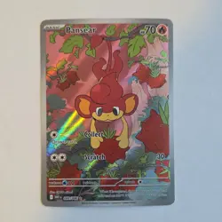 Pokemon Pansear Illustration Rare Full Art Holo Sv: White Flare 099/086 70 HP - Image 1