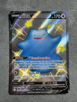 2021 Pokemon Shining Fates Shiny Vault #SV118/SV122 Ditto V - Image 1