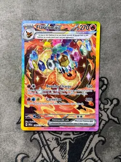 Flareon ex 146 Prismatic Evolutions Pokemon TCG Near Mint - Image 1