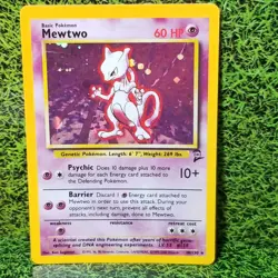 Pokemon Mewtwo Holo 2000 Base Set Edition TCG Rare foil 2nd - Image 2