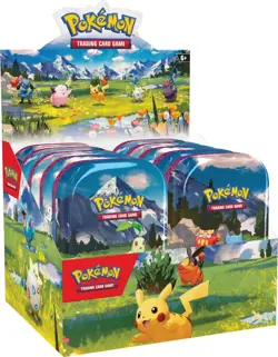 Pokemon TCG: Mega Evolution Ascended Heroes Mini Tin DISPLAY IN HAND - Image 1