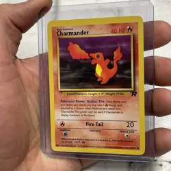 Charmander 50/82 Team Rocket 1999 Pokemon Card NM/MT Common Vintage Pokemon WOTC - Image 2