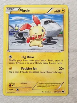 NM Plusle - Normal 39/108 Dark Explorers Pokemon TCG - Image 1
