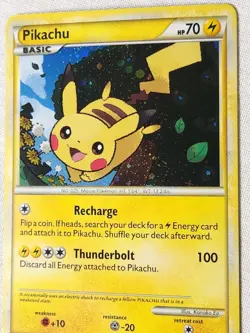 NM Pikachu - Holo #HGSS03 Heartgold & Soulsilver Promo Pokemon TCG - Image 3