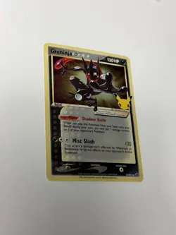 Pokemon TCG Greninja Gold Star SWSH144 Celebrations Black Star Promo Holo LP - Image 3