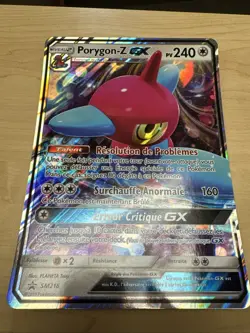 Pokemon TCG Porygon-Z GX Sun & Moon SM216 Holo Promo Oversized( NOT ENGLISH) - Image 1