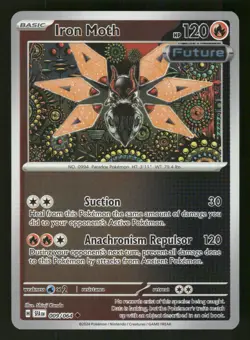 Iron Moth 009/064 Uncommon,Reverse Holo Pokemon SV: Shrouded Fable - Image 1