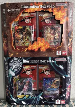 ONE PIECE TCG ILLUSTRATION BOX VOLUME 5 & 6 - Lot of 2 - (1 each) - SEALED - Image 1