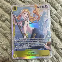 One Piece CCG Nami EB03-053 EB Holo Character Card 6000 Power - Image 1