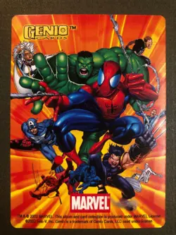 2003 Marvel Genio Card Great Hammerhead Shark #108 Pack Fresh! - Image 4