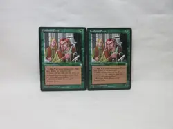 FYNDHORN ELVES X2 MAGIC THE GATHERING ICE AGE 1995 MTG Trading Card #625 - Image 2