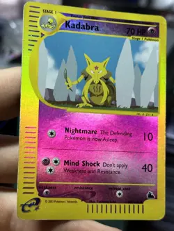 Kadabra 69/144 Skyridge 2003 Reverse Holo e-Series Pokemon Card TCG - Image 5