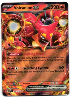 Volcanion ex 031/159 - Journey Together Double Rare Pokemon TCG - LP Card - Image 1