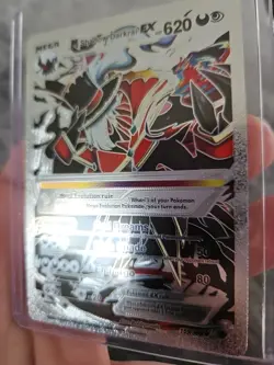 Pokemon Silver Foil Fan Art M Shadow Darkrai EX Textured Collector Card 159/300 - Image 4