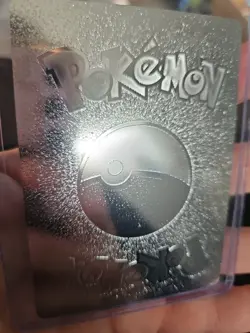 Jolteon Vmax Silver Foil Fan Art Vinyl Textured Collector Pokemon Display Card - Image 3