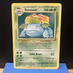 Venusaur 003/034 Holo NM Pokemon Card HQ Scan - Image 1