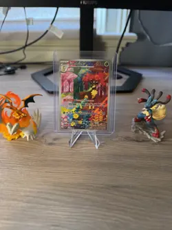 Sawsbuck #166/162 SV05: Temporal Forces Holo Pokemon Card Illustration Rare - Image 3