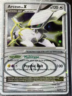 Pokemon Arceus LV.X Level-Up Holo Card 96/99 Arceus 2009 English Lot of 2 - Image 1