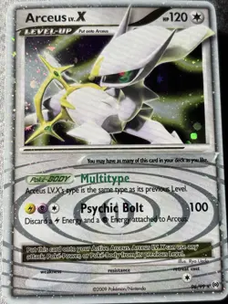 Pokemon Arceus LV.X Level-Up Holo Card 96/99 Arceus 2009 English Lot of 2 - Image 3