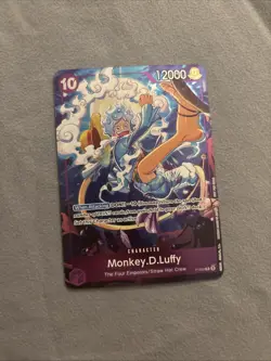 One Piece Monkey D. Luffy P-099 Promo Pack Four Emperors Card - Image 1