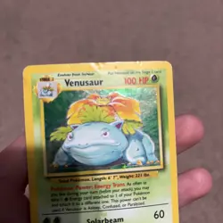 Pokemon TCG Venusaur Card 15/102 Base Set Unlimited Holo Rare - Image 3