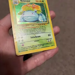 Pokemon TCG Venusaur Card 15/102 Base Set Unlimited Holo Rare - Image 5