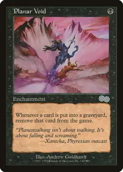 Planar Void Urza's Saga Magic The Gathering MTG Card - Image 1