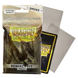 Dragon Shield Perfect Fit Smoke Inner Card Sleeves Standard 100ct - Image 2