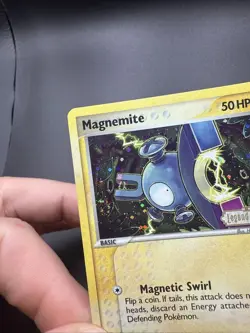 Magnemite 59/92 Legend Maker Reverse Holo Card Pokemon TCG Stamped NM Swirl - Image 2