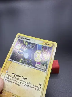 Magnemite 59/92 Legend Maker Reverse Holo Card Pokemon TCG Stamped NM Swirl - Image 3