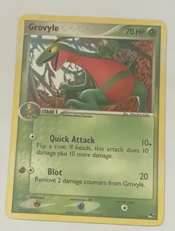 Grovyle 7/17 Pop Series 4 Non-Holo Pokemon Card 2006 - Image 1