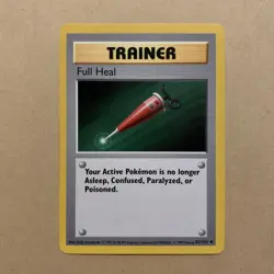 Shadowless Full Heal 82/102 Base Set Pokemon Card - Image 1