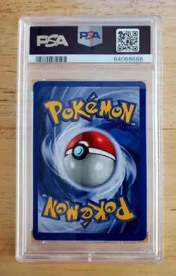 Pokemon PSA 9 MINT 2001 Umbreon Neo Discovery Holo Card Swirl - Image 2