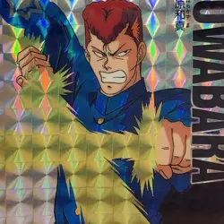 Yu Yu Hakusho Kazuma Kwabara TCG Card Holo Bandai 1993 Vintage Japan F/S - Image 2
