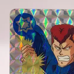 Yu Yu Hakusho Kazuma Kwabara TCG Card Holo Bandai 1993 Vintage Japan F/S - Image 3