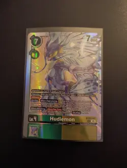 Hudiemon BT23-101 SEC - BT23 Hackers Slumber - Digimon TCG + 3 Free Foil Cards - Image 1